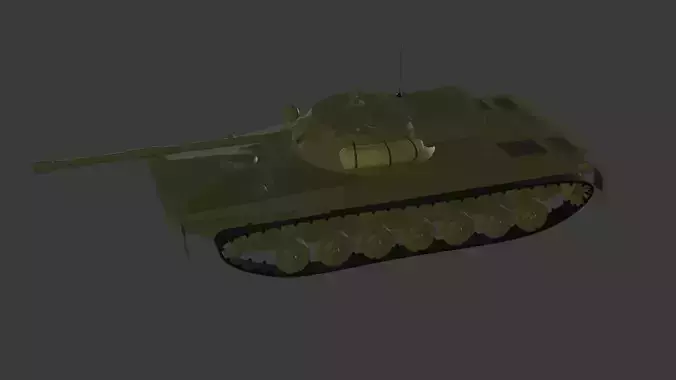 Object 906 - Low-poly USSR Battle Tank