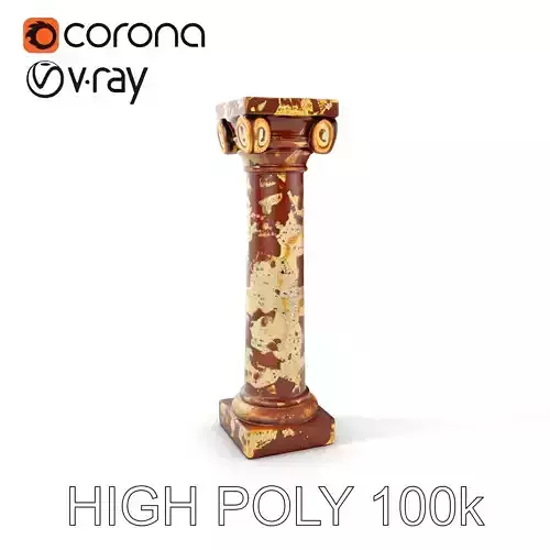 Ancient Column Model Pack with PBR Textures