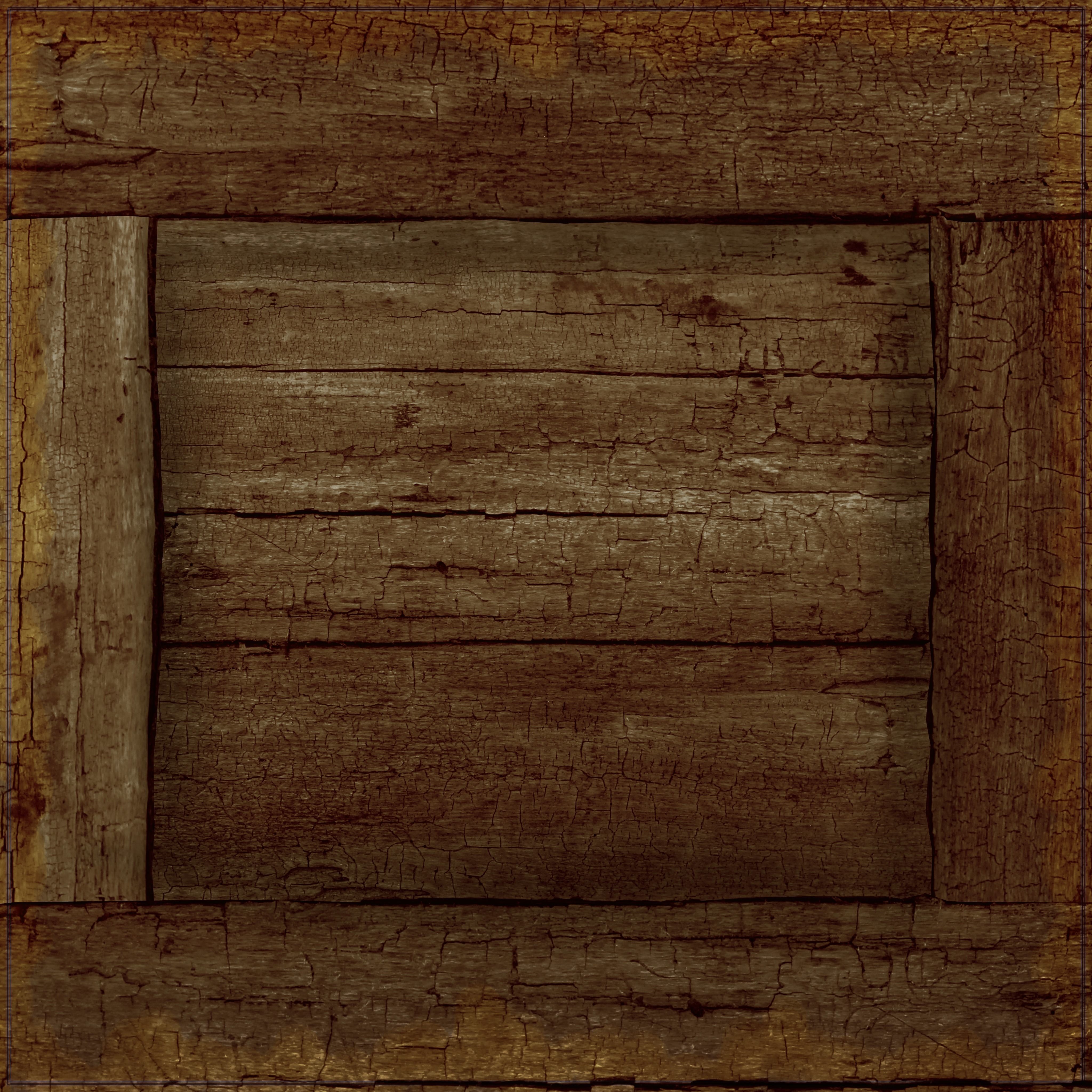 Crate1 wooden box Low-poly 3D model_8