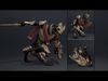 Obsidian Swordman Low-poly 3D model_2