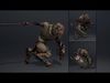 Obsidian Swordman Low-poly 3D model_7
