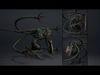 Obsidian Swordman Low-poly 3D model_8