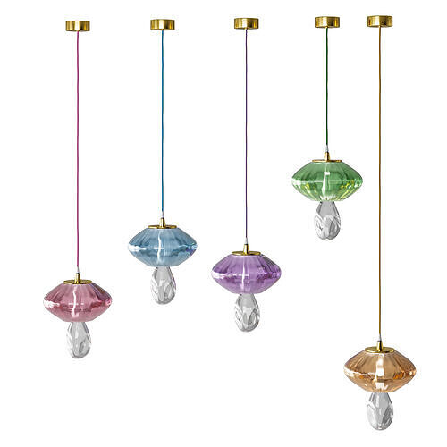 Mushroom Pendant Light by Circu 3D model