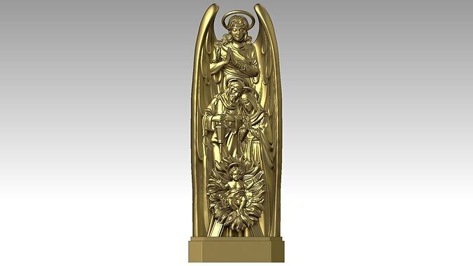 Christmas of the Holy Family  3D print model