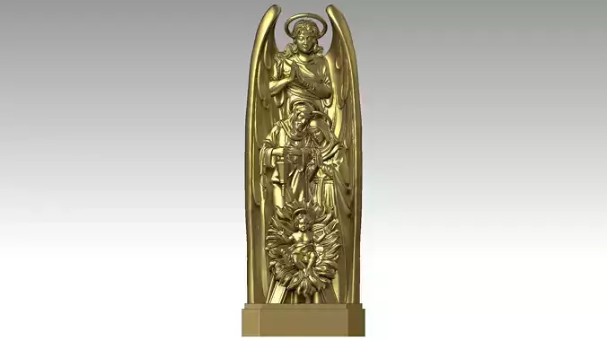 Christmas of the Holy Family  3D print model