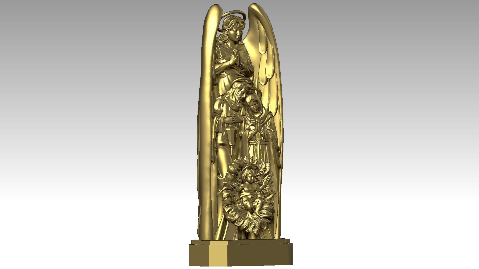 Christmas of the Holy Family  3D print model_7