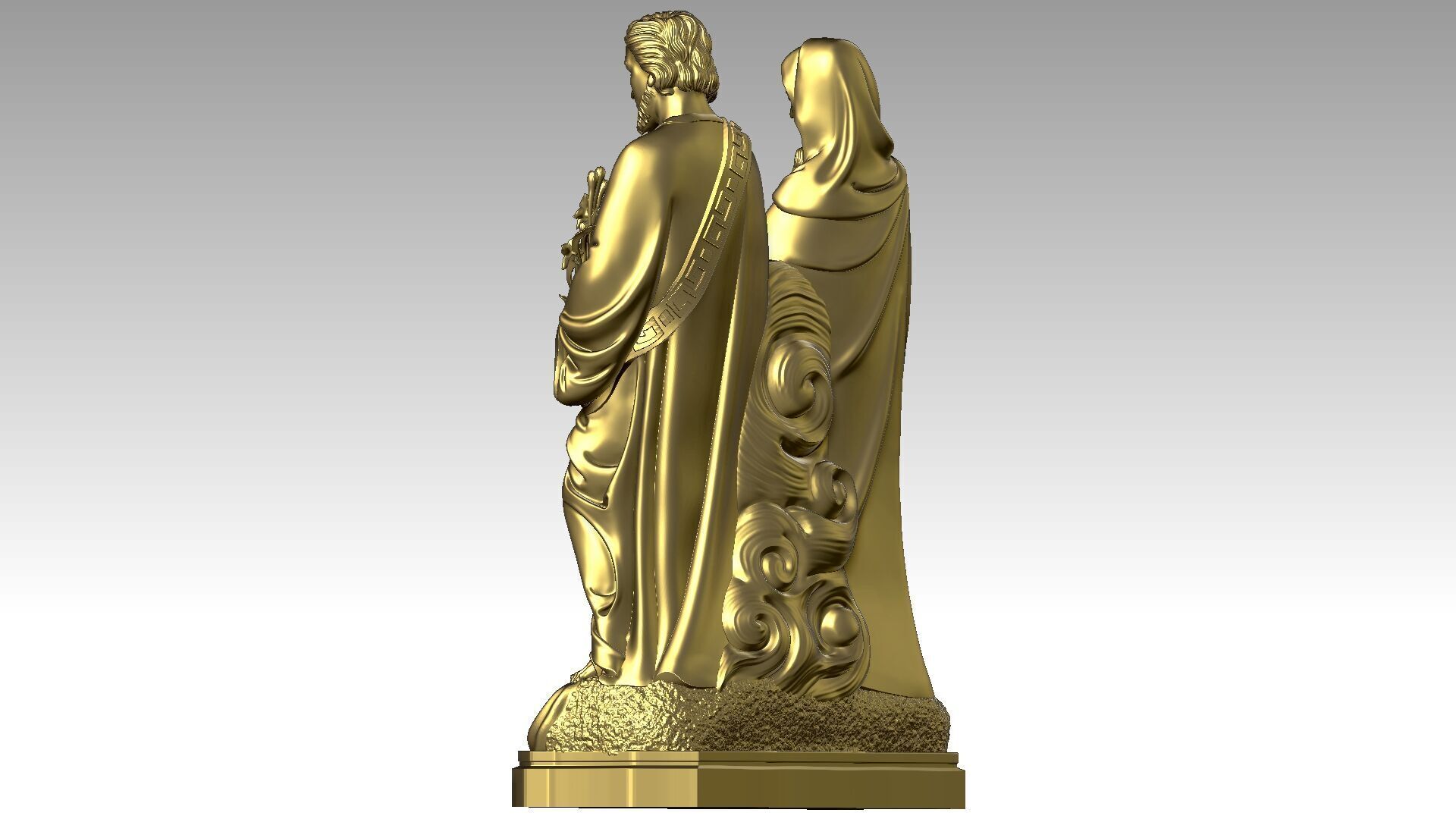 Holy Family  3D print model_3
