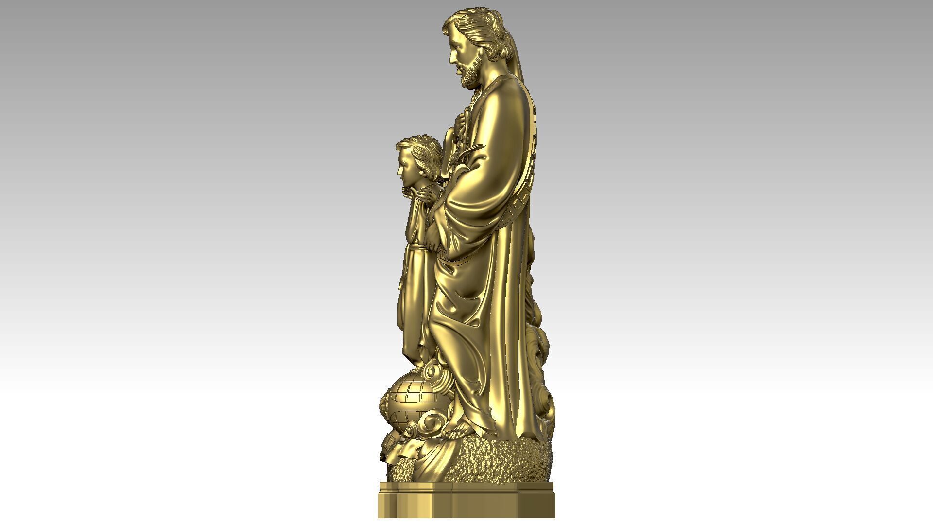 Holy Family  3D print model_2