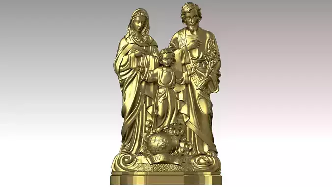 Holy Family  3D print model