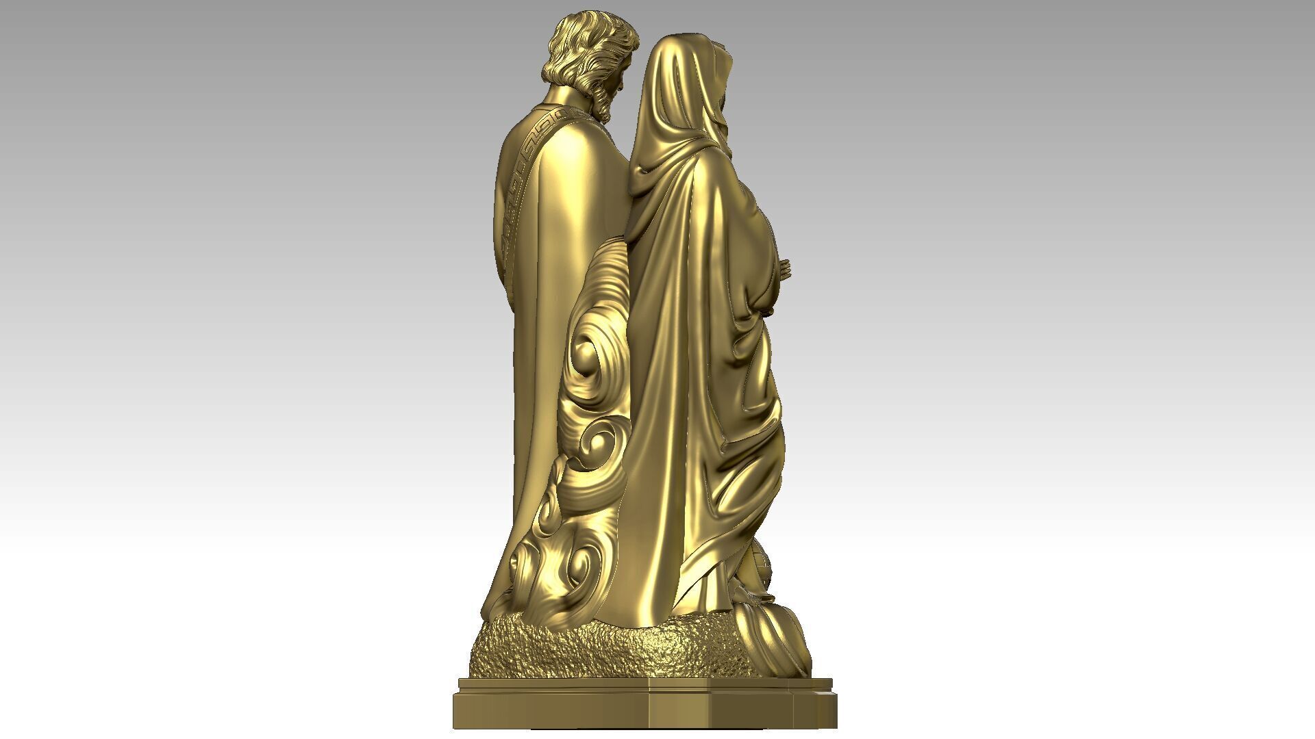Holy Family  3D print model_5