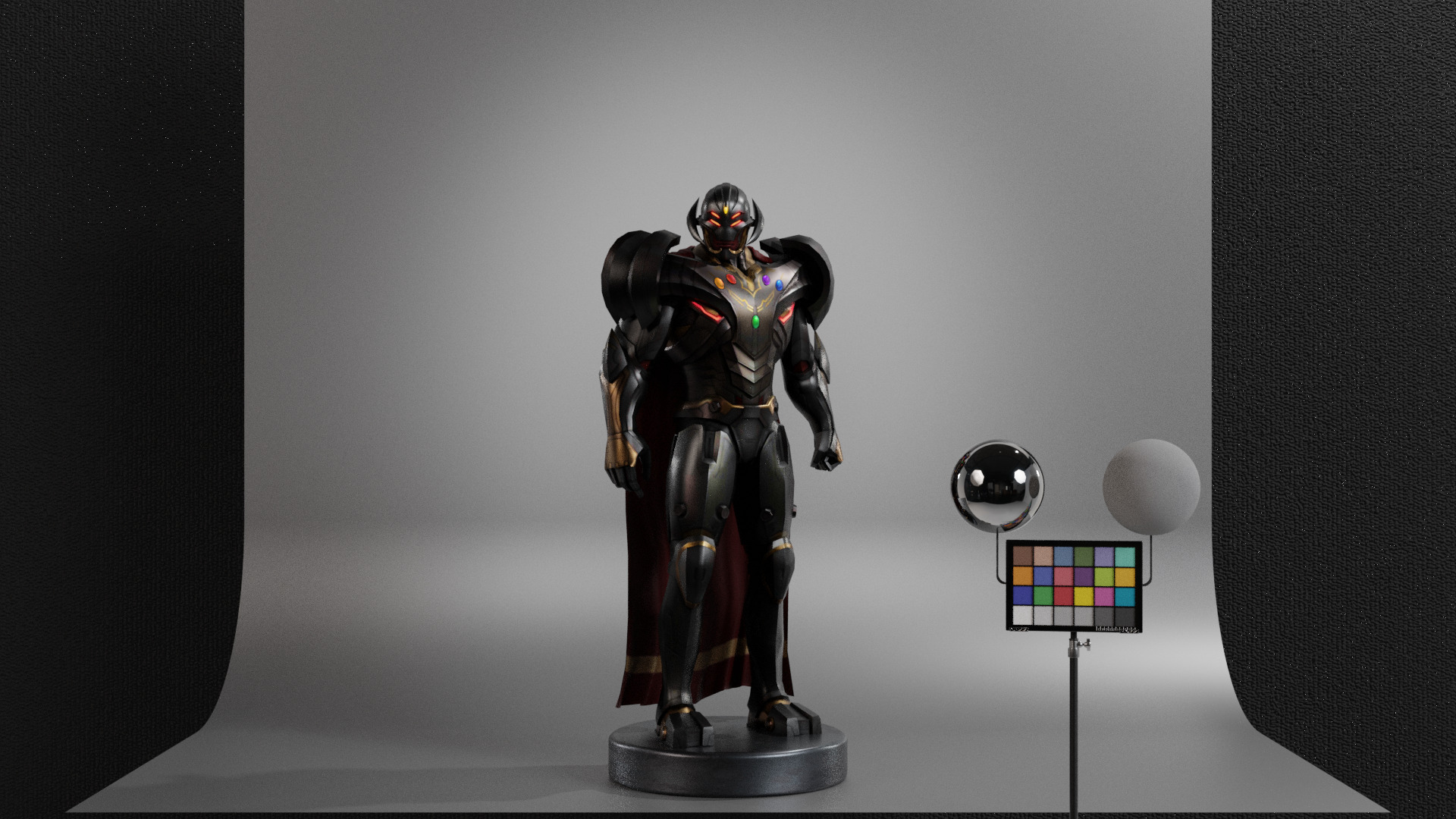 Infinity Ultron Low-poly 3D model_9