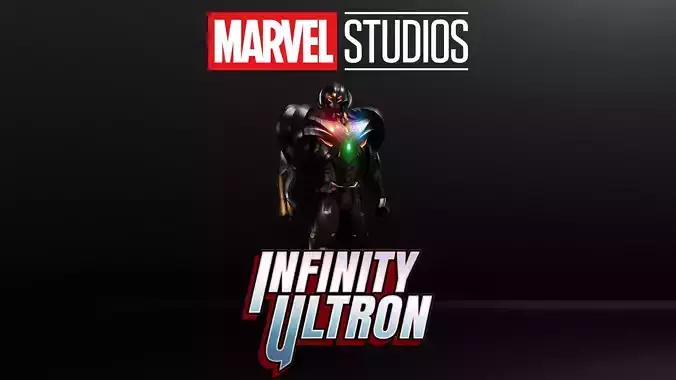 Infinity Ultron Low-poly 3D model