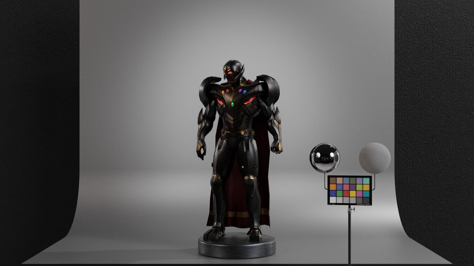 Infinity Ultron Low-poly 3D model_16