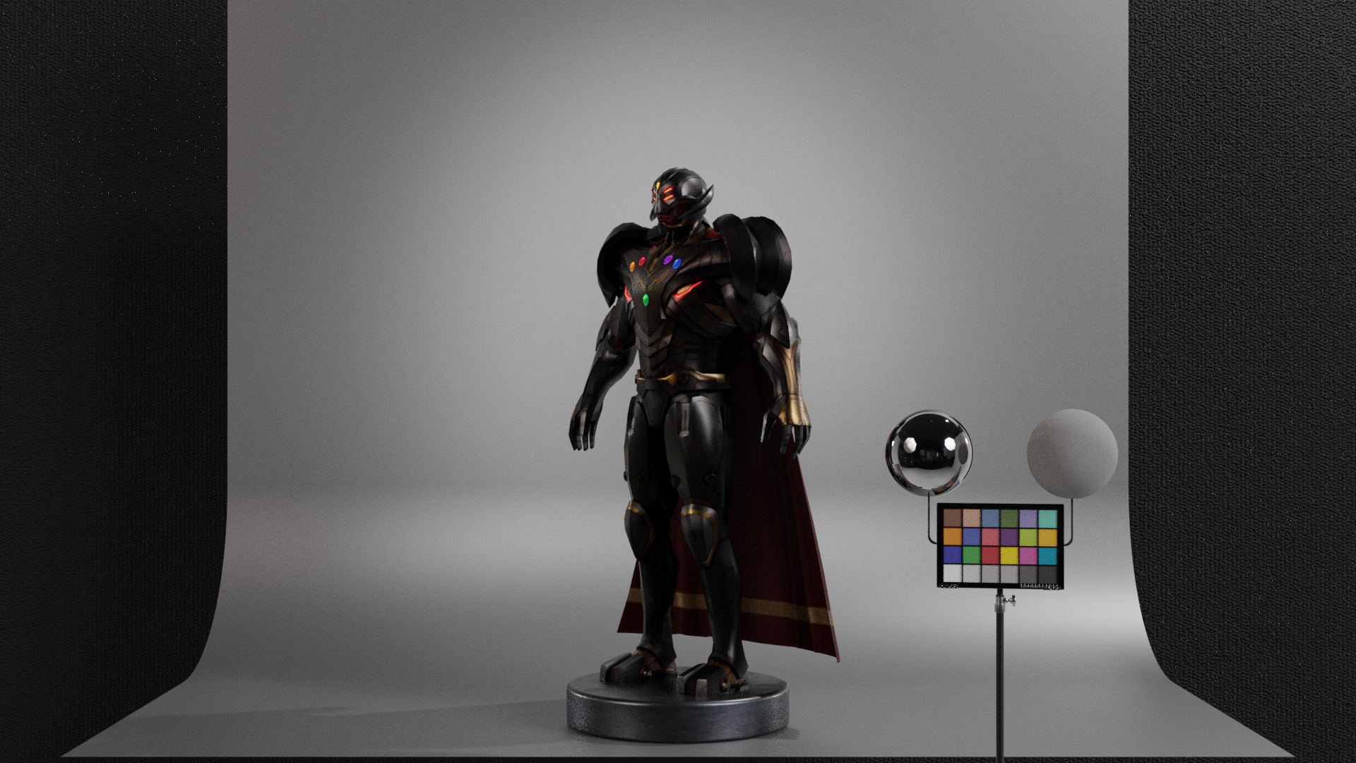Infinity Ultron Low-poly 3D model_8