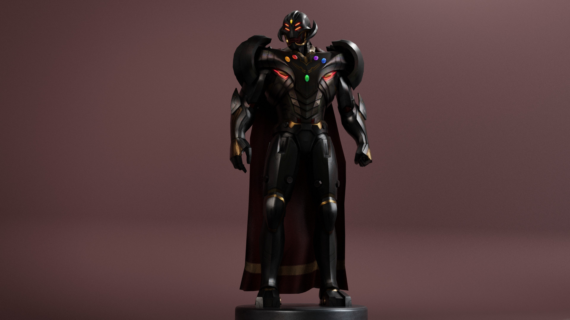 Infinity Ultron Low-poly 3D model_17
