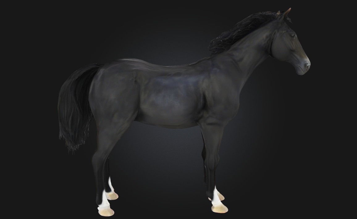 Midnight Elegance Radiant Sophistication in the Depth of Night 3D model_3