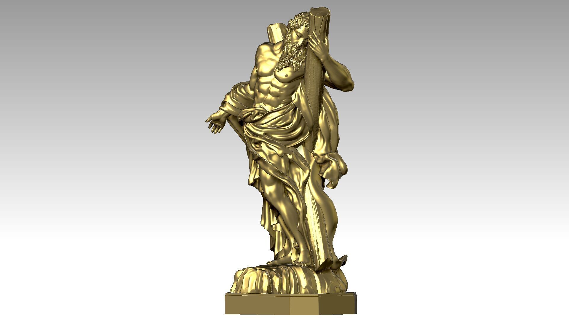 Saint Andrew  3D print model_1