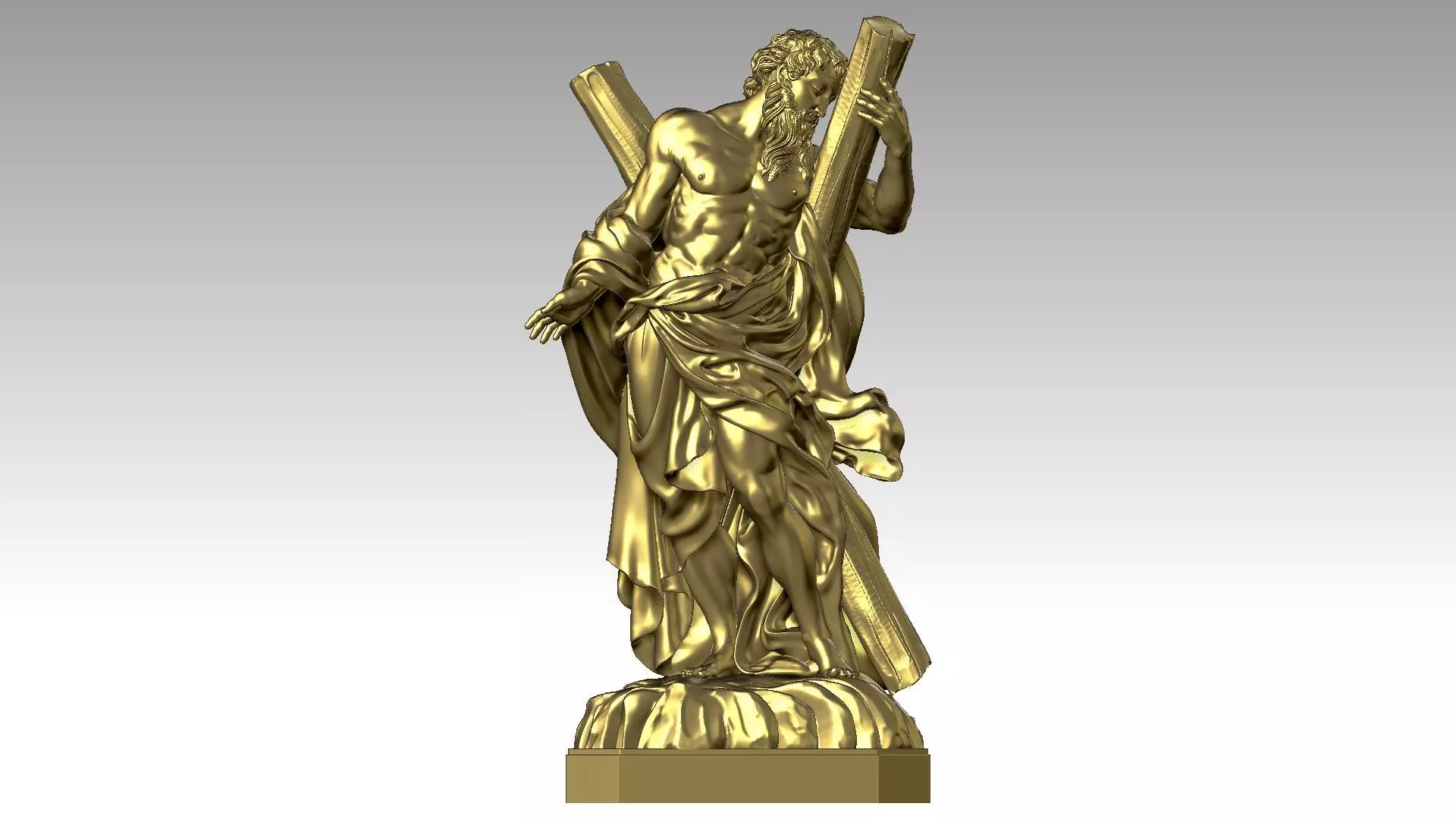 Saint Andrew  3D print model_0