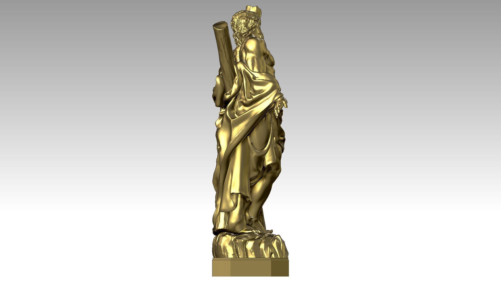 Saint Andrew  3D print model_6