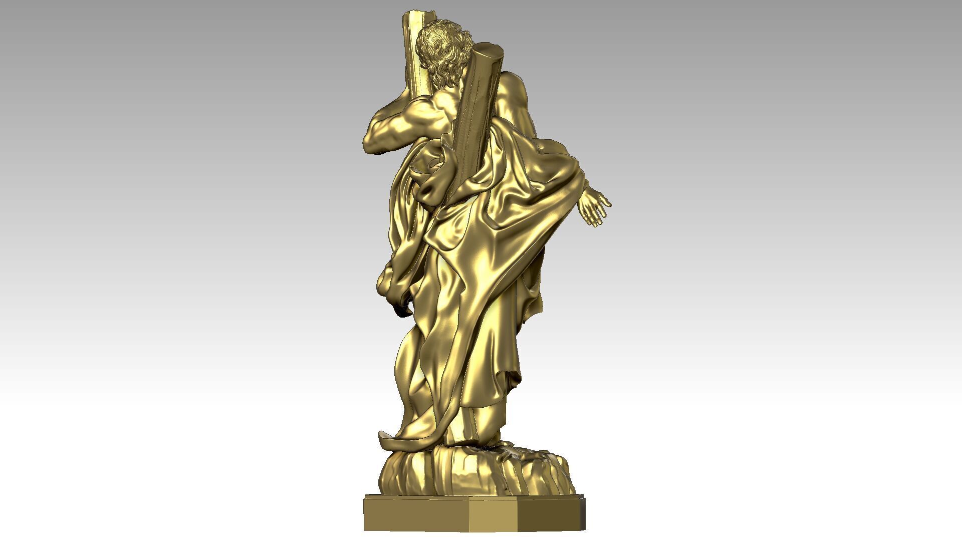 Saint Andrew  3D print model_5