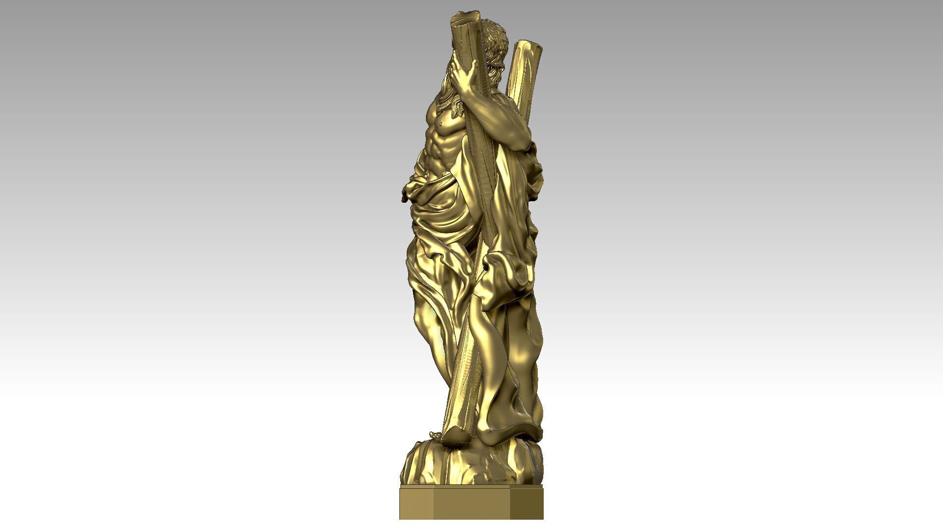 Saint Andrew  3D print model_2