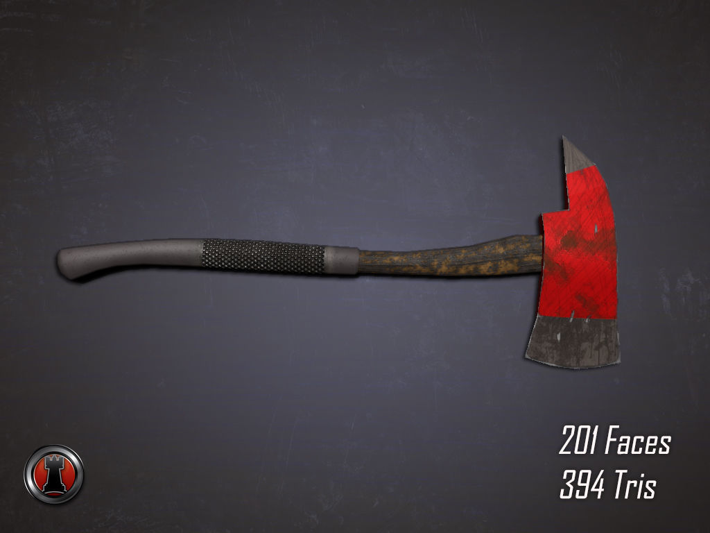 Zombie Survival Series - Melee Weapons 1 Low-poly 3D model_2