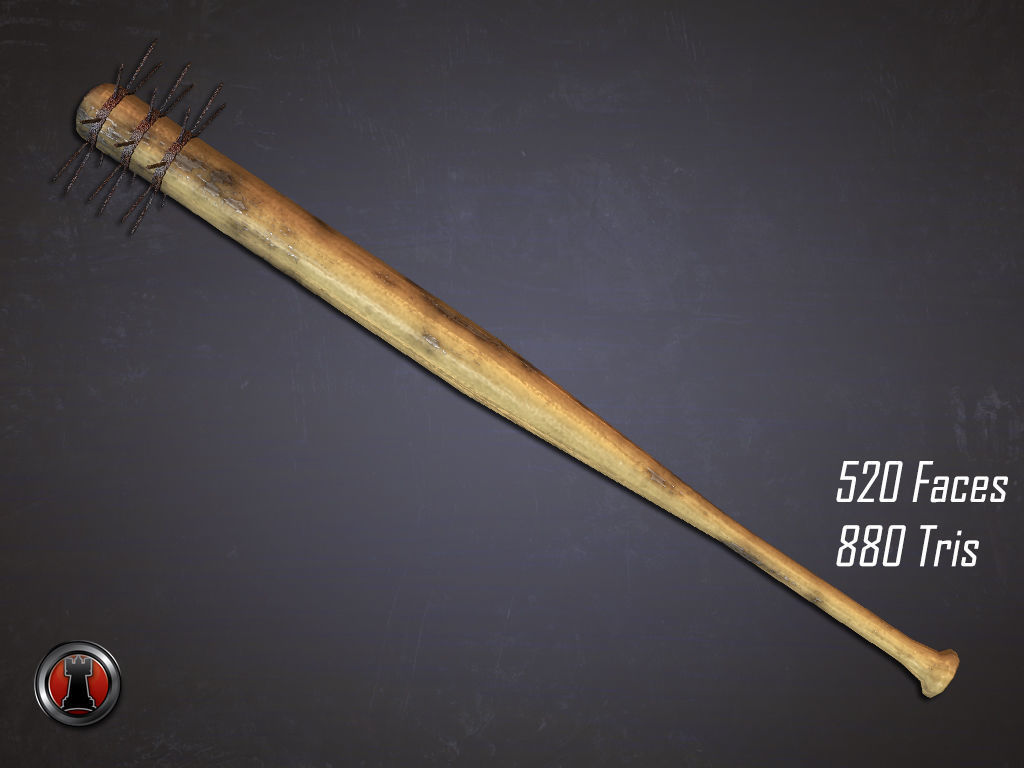 Zombie Survival Series - Melee Weapons 1 Low-poly 3D model_7