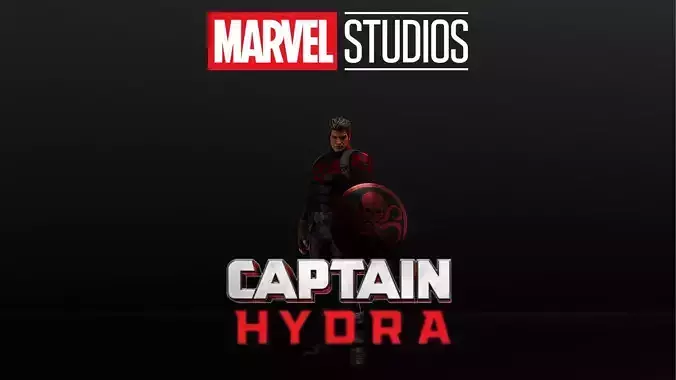 Captain Hydra Low-poly 3D model
