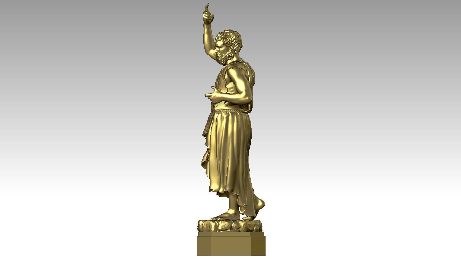 Saint John the Baptist 3D print model_2