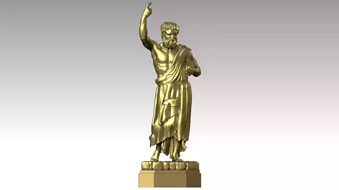 Saint John the Baptist 3D print model