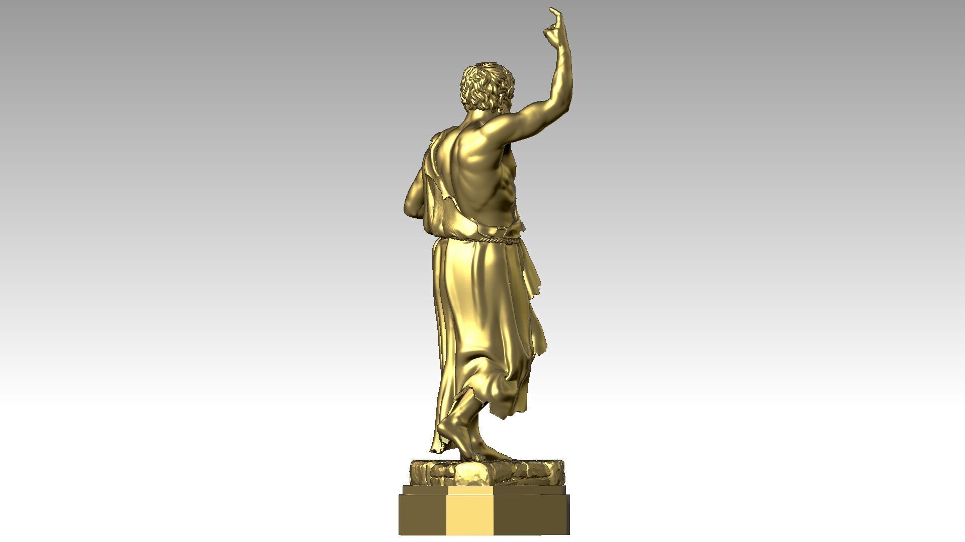 Saint John the Baptist 3D print model_5