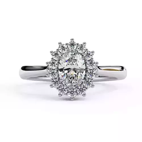ROUND  DIAMOND RING -CAD-032 