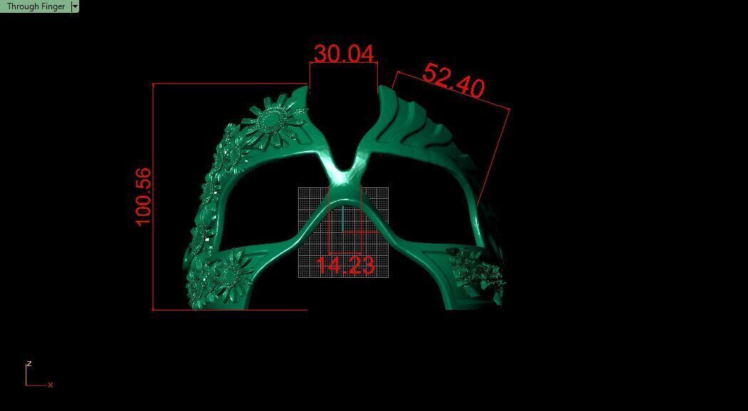 Phantom e Opera face mask 3D print model_12