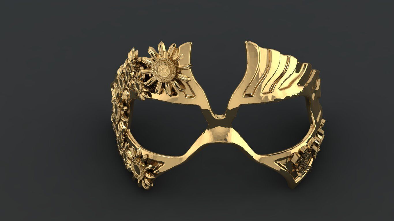 Phantom e Opera face mask 3D print model_3