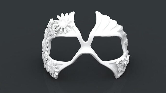 Phantom e Opera face mask 3D print model