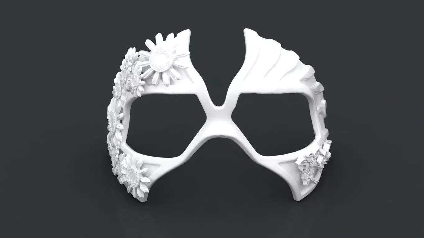 Phantom e Opera face mask 3D print model_0