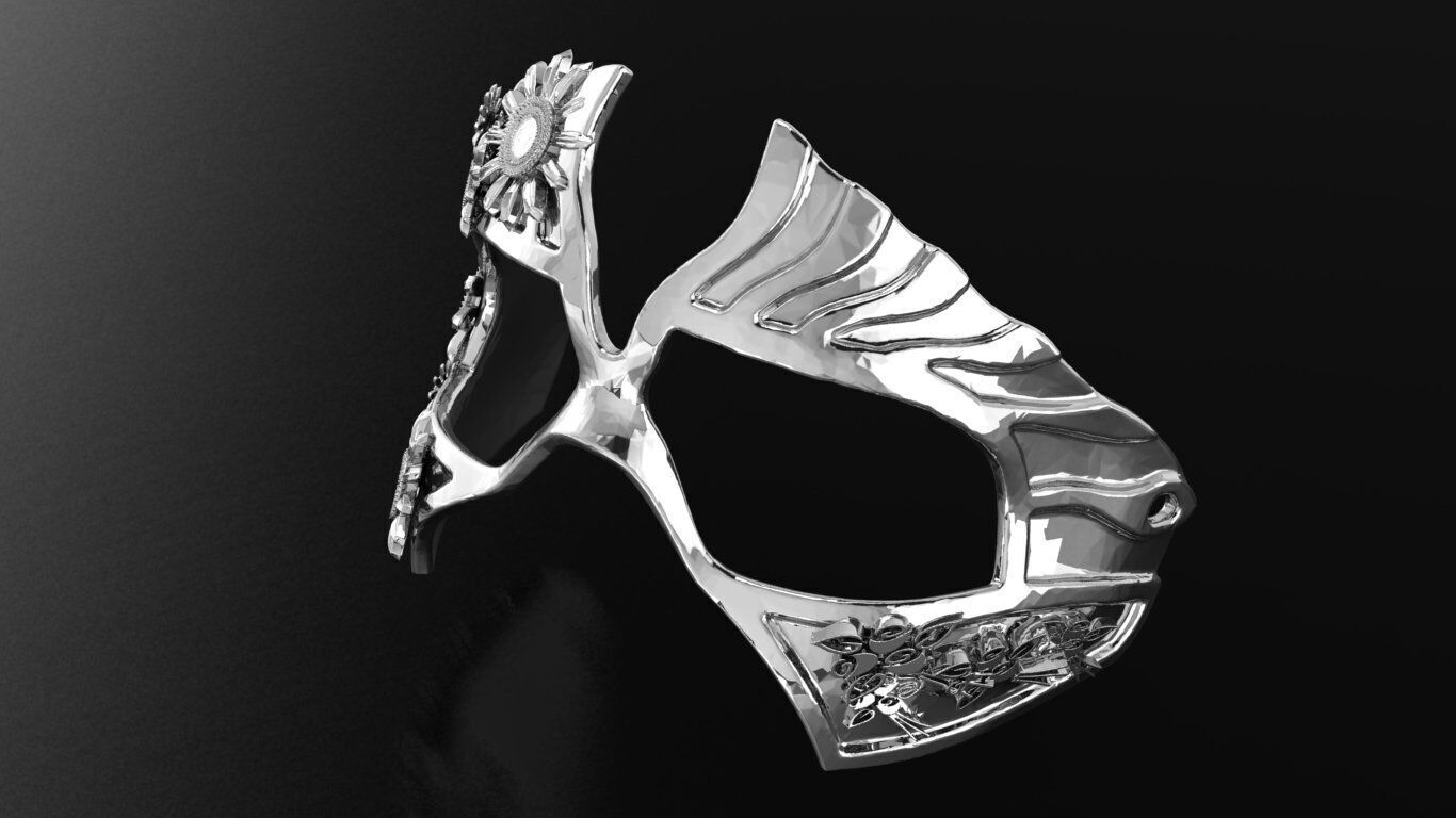Phantom e Opera face mask 3D print model_8