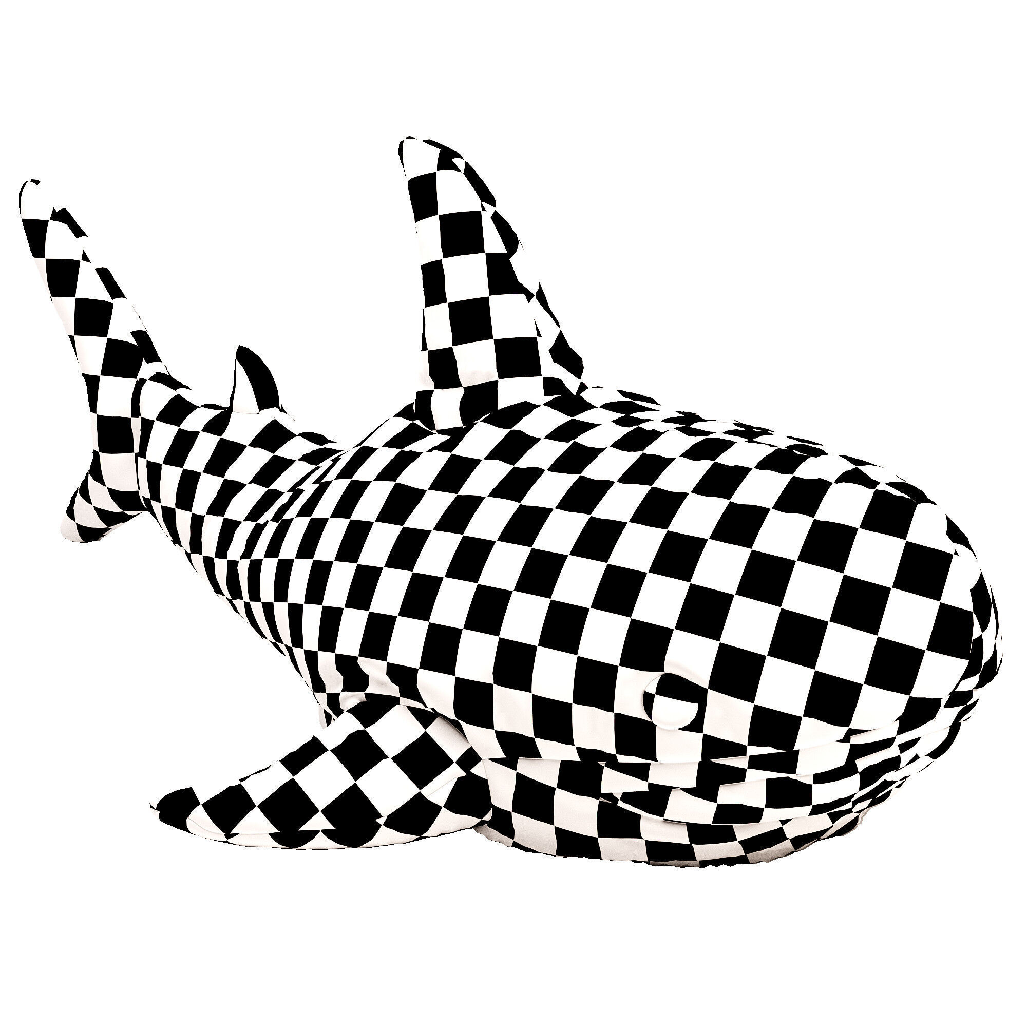 whale toy 3D model_2