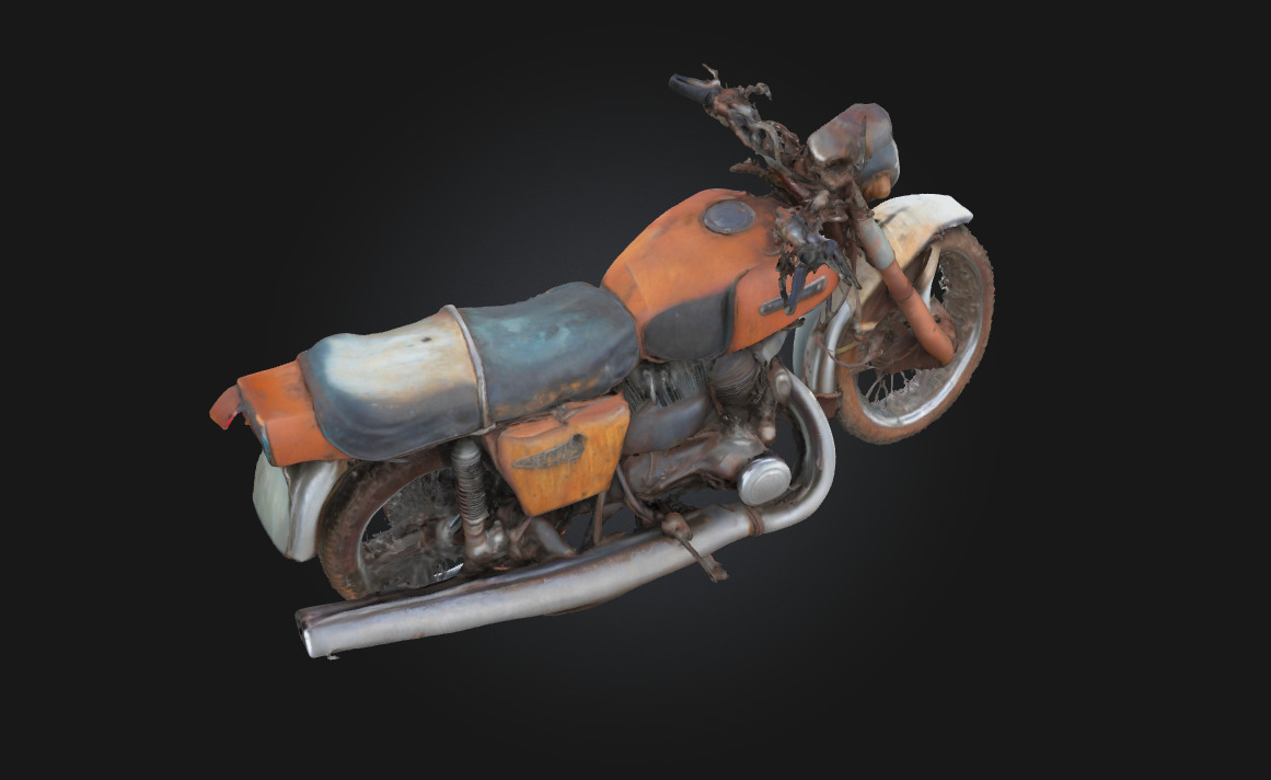 Rusty Ride A Weathered Journey Through Time 3D model_4
