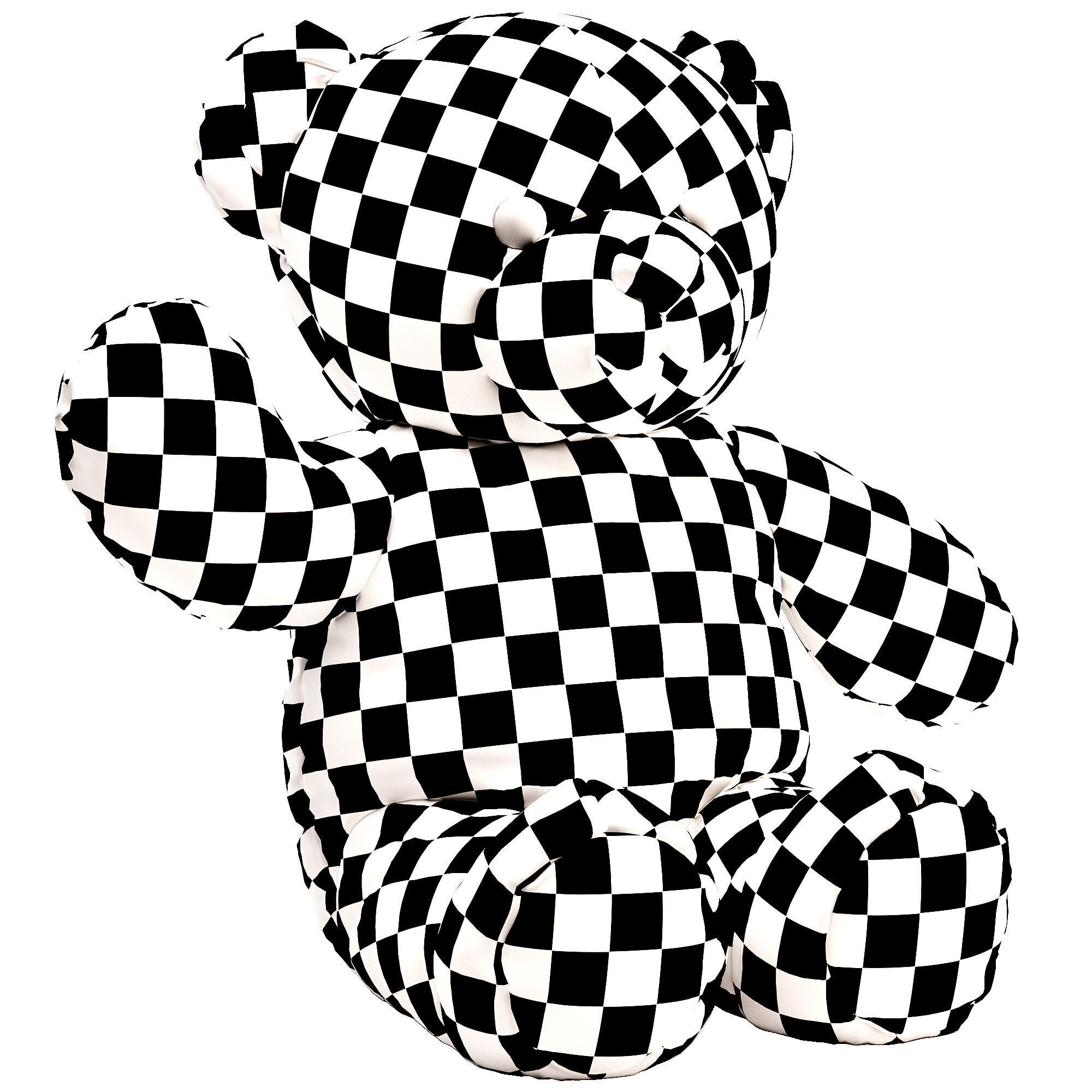  teddy bear 3D model_2