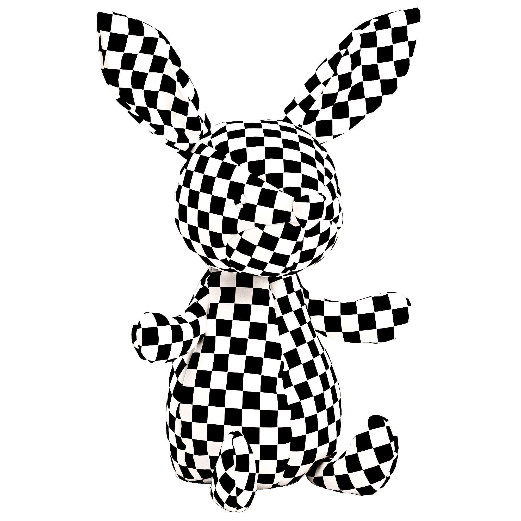  rabbit toy 3D model_2