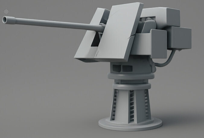 Machine Gun 3D print model