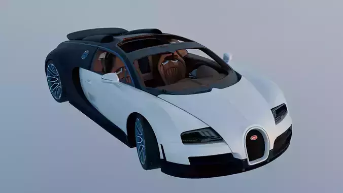 buggati vyron Rigged 