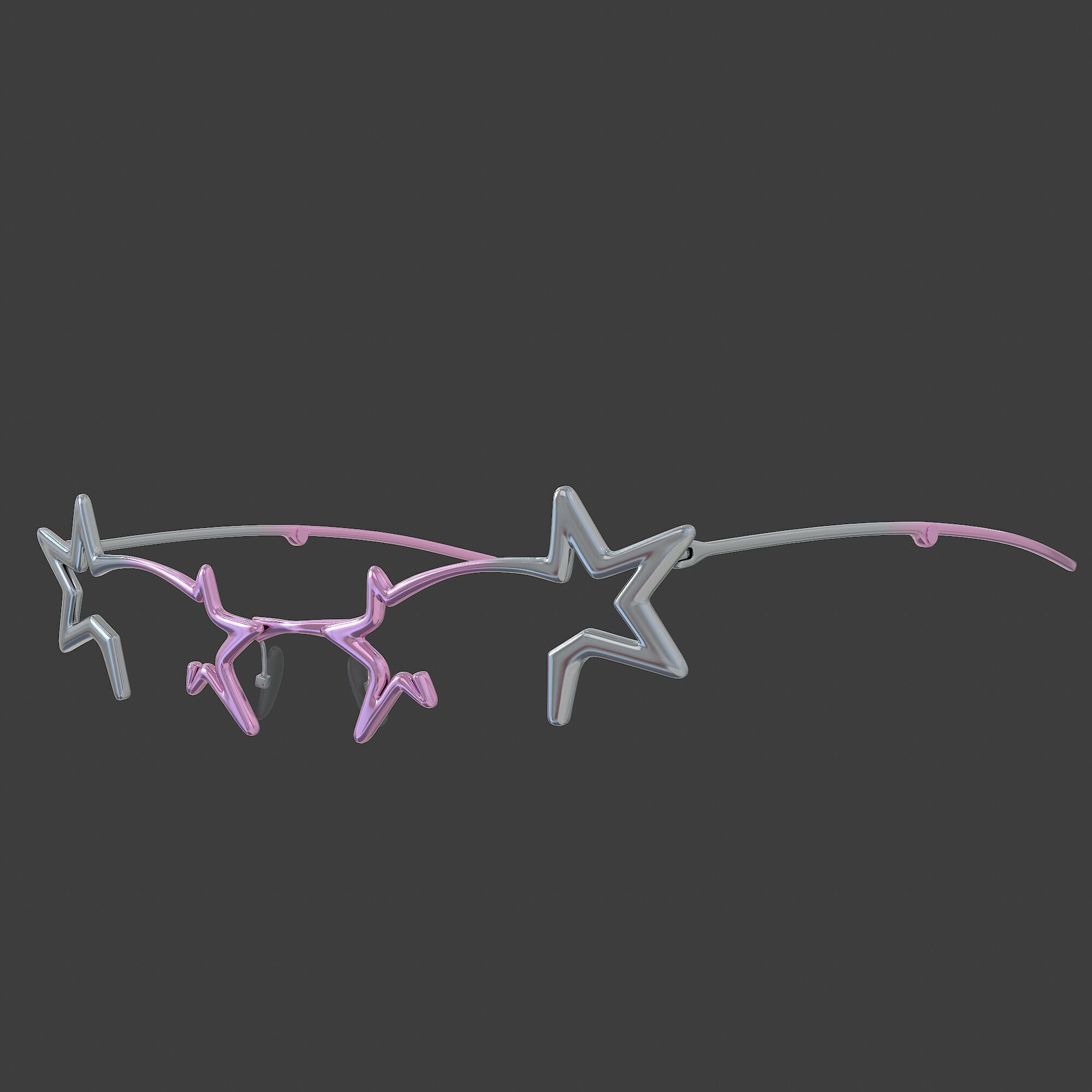 Gentle Monster Milky Way Glasses Low-poly 3D model_8