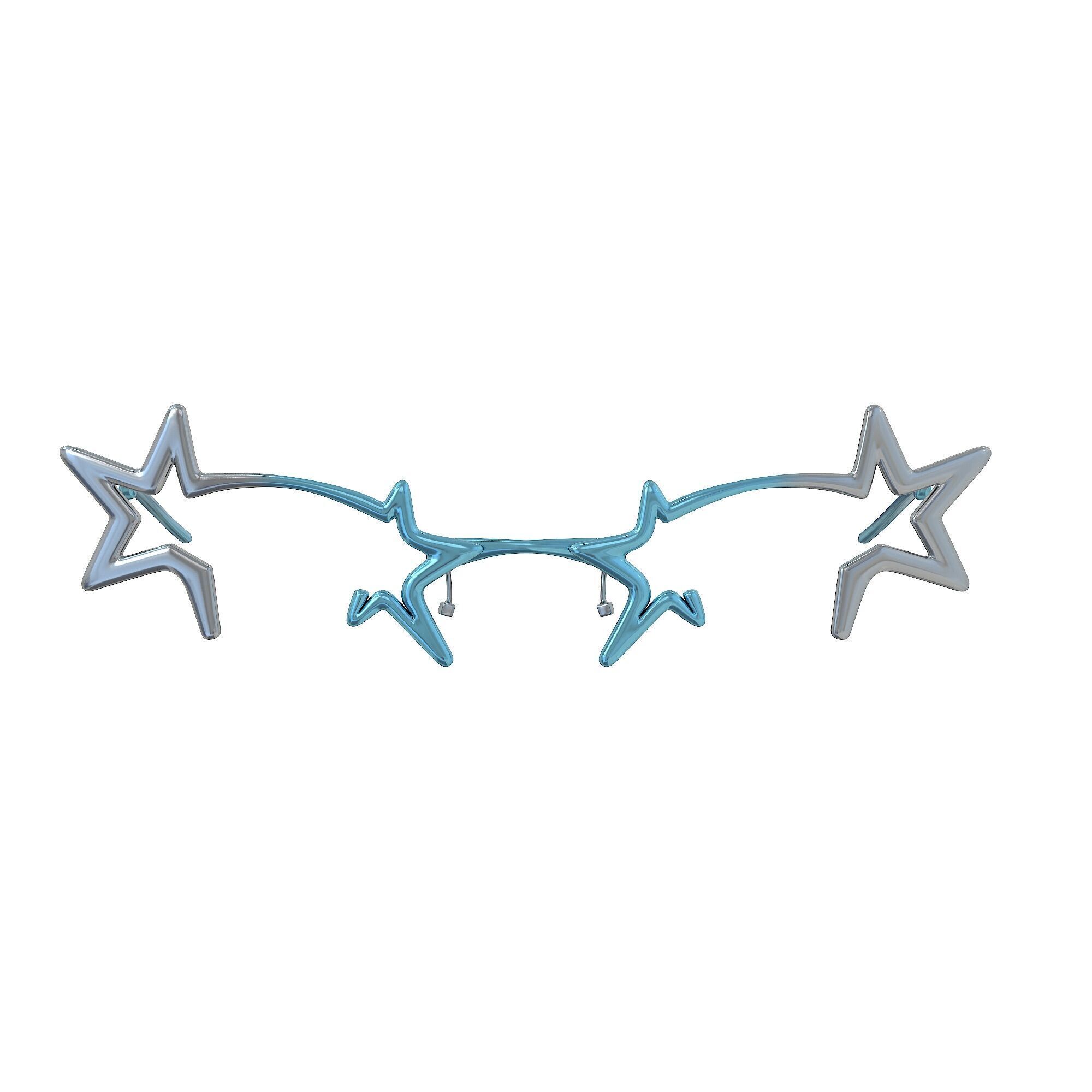 Gentle Monster Milky Way Glasses Low-poly 3D model_5