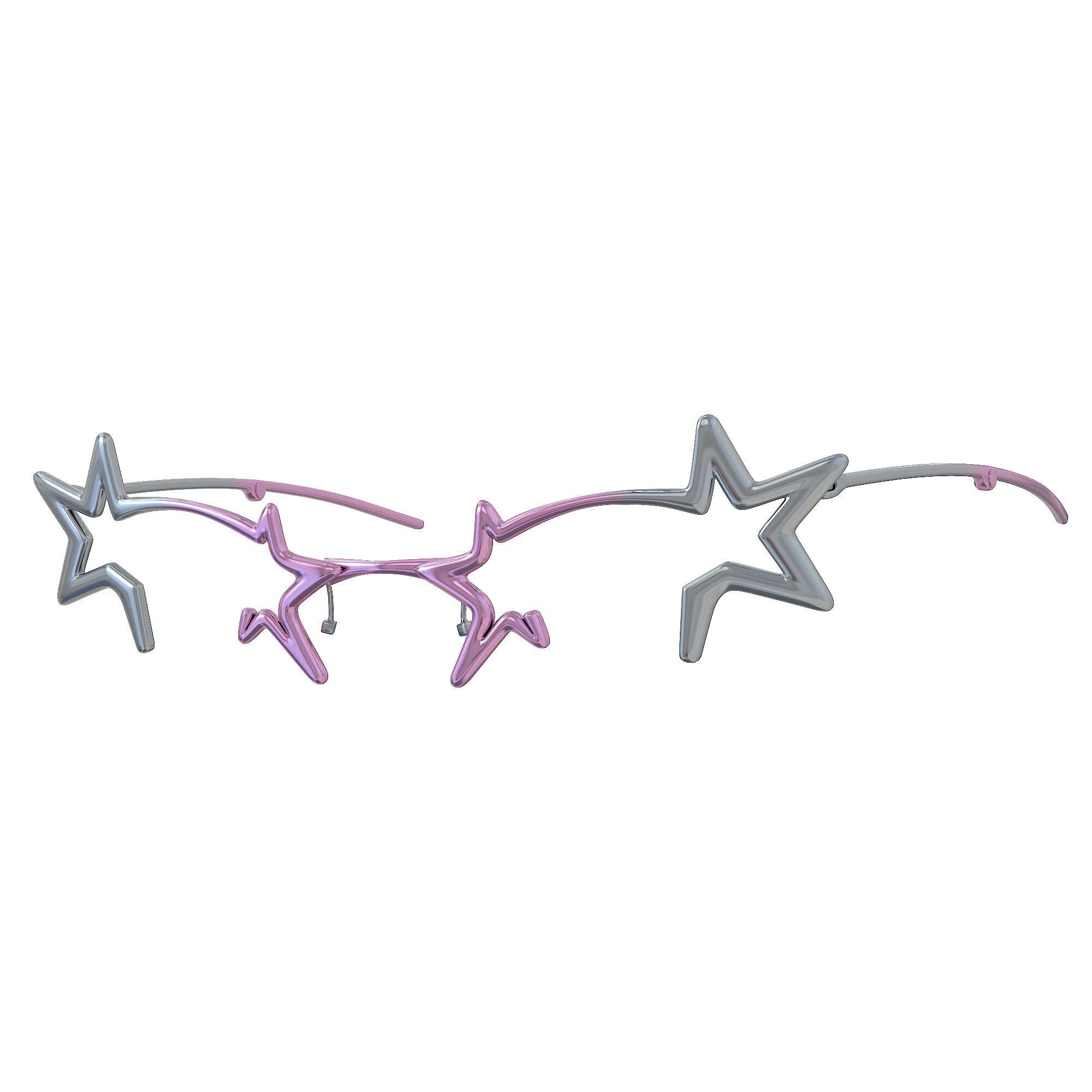 Gentle Monster Milky Way Glasses Low-poly 3D model_7