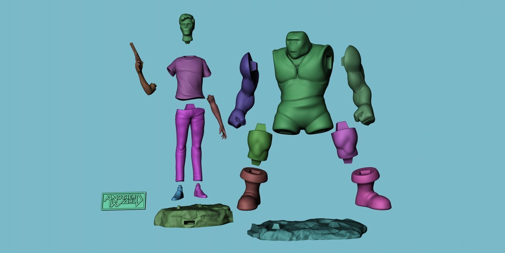 Another World Out of This World 3D print model_10