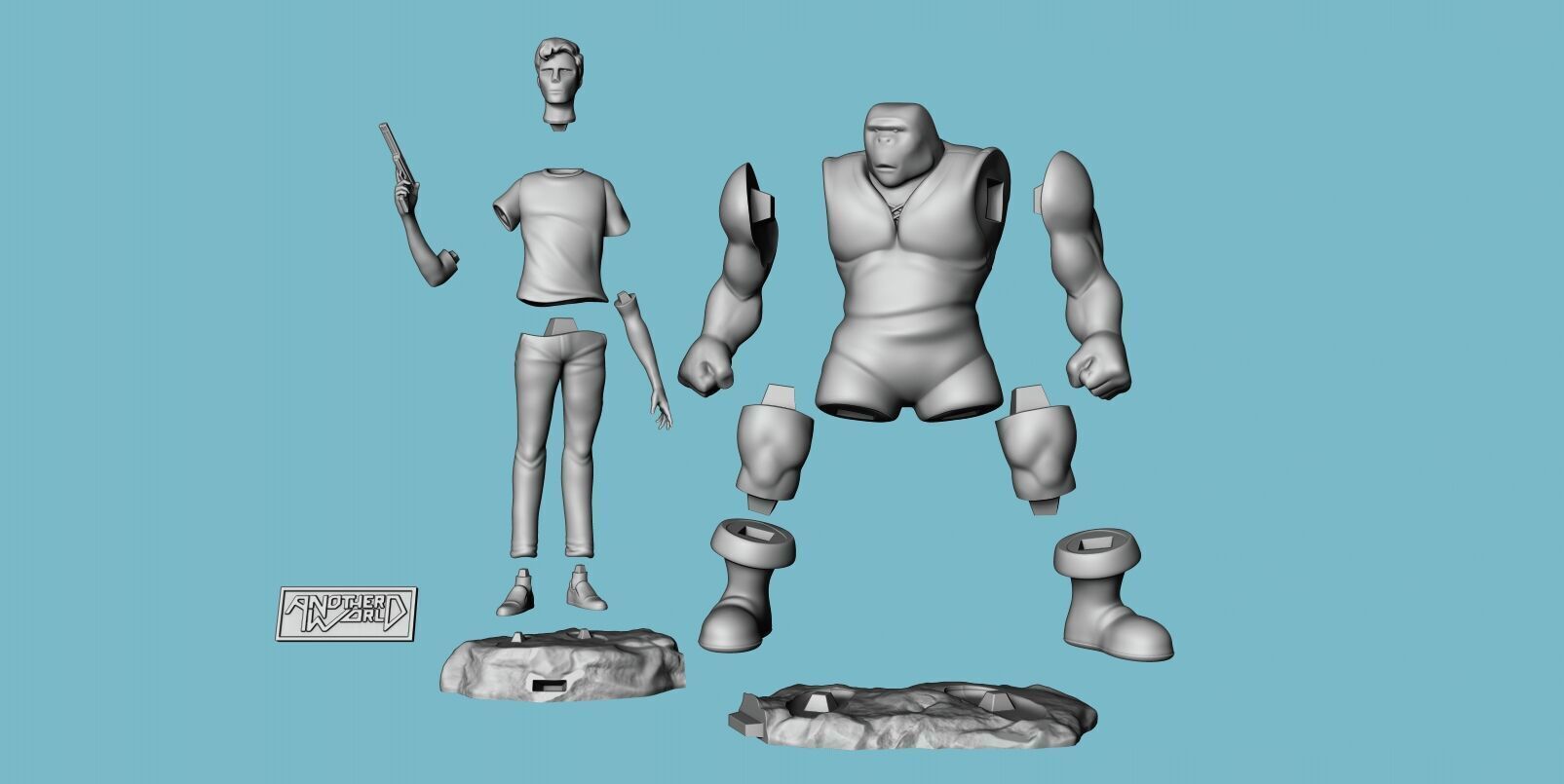 Another World Out of This World 3D print model_9