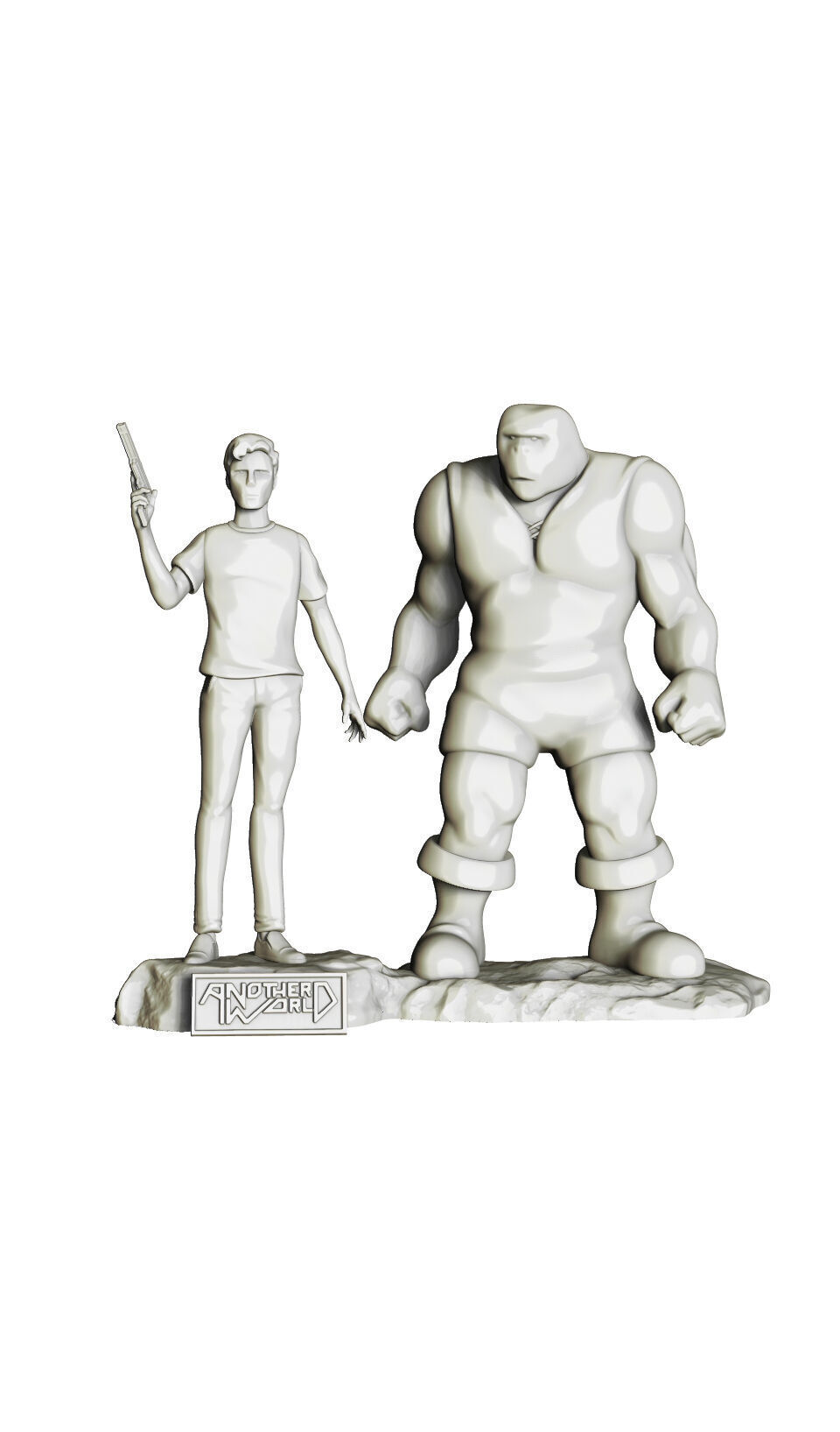 Another World Out of This World 3D print model_7