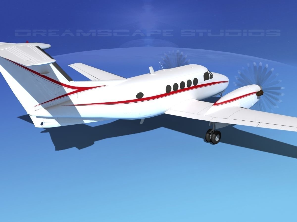 Beechcraft B200 GT King Air V08 3D model_5